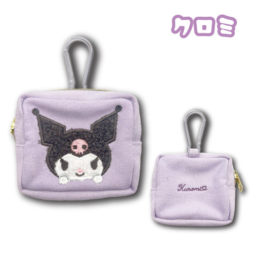 2024年12月新商品発売情報 サンリオ カラビナ付きミニポーチ 立体