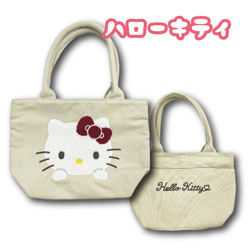 2024年12月新商品発売情報 サンリオ マルチトートバッグ 立体