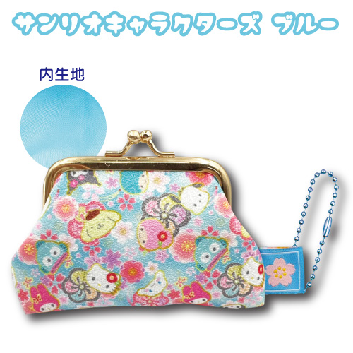 2024年10月新商品発売情報 サンリオミニがまぐちポーチ からふる和柄