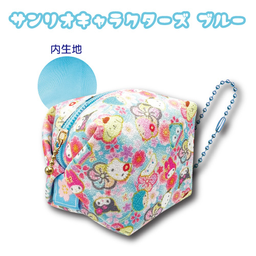 2024年10月新商品発売情報 サンリオミニふうせんポーチ からふる和柄
