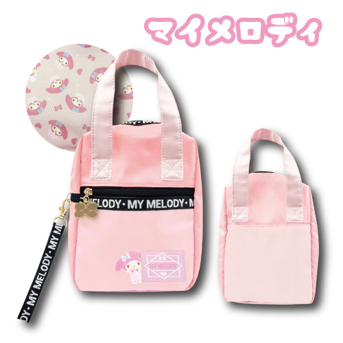 2024年9月新商品発売情報 サンリオ縦型スマートポーチロゴテープ